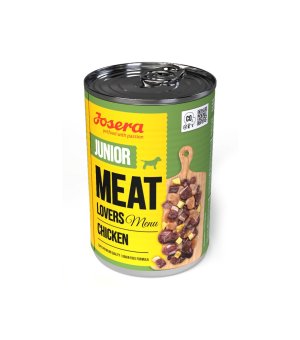 Karma mokra dla szczeniąt Josera Meat Lovers Junior Menu Chicken - Kurczak - 400g - puszka