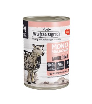 Karma Mokra  Mono Wiejska Zagroda KOT - Jagnięcina 400g