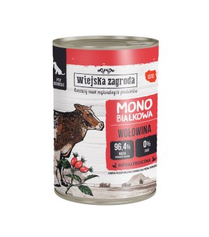 Karma mokra dla psa Mono Wiejska Zagroda - Wołowina 400g