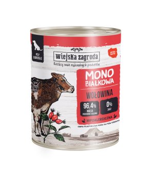 Karma mokra dla psa Mono Wiejska Zagroda - Wołowina 800g