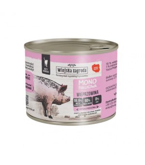 Karma Mokra Mono Wiejska Zagroda KOT - Wieprzowina 200g