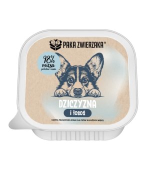 Karma Mokra Paka Zwierzaka - Dziczyzna i Łosoś 150g