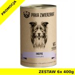 Karma Mokra Paka Zwierzaka - Indyk z żurawiną 400g - ZESTAW 6x 400g