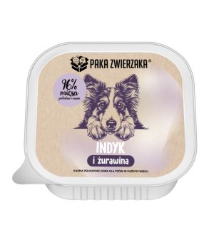 Karma Mokra Paka Zwierzaka - Indyk i Żurawina 150g