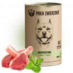 Karma Mokra Paka Zwierzaka - Jagnięcina i jabłko z miętą 400g - puszka