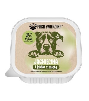 Karma Mokra Paka Zwierzaka - Jagnięcina i Jabłko z Miętą 150g