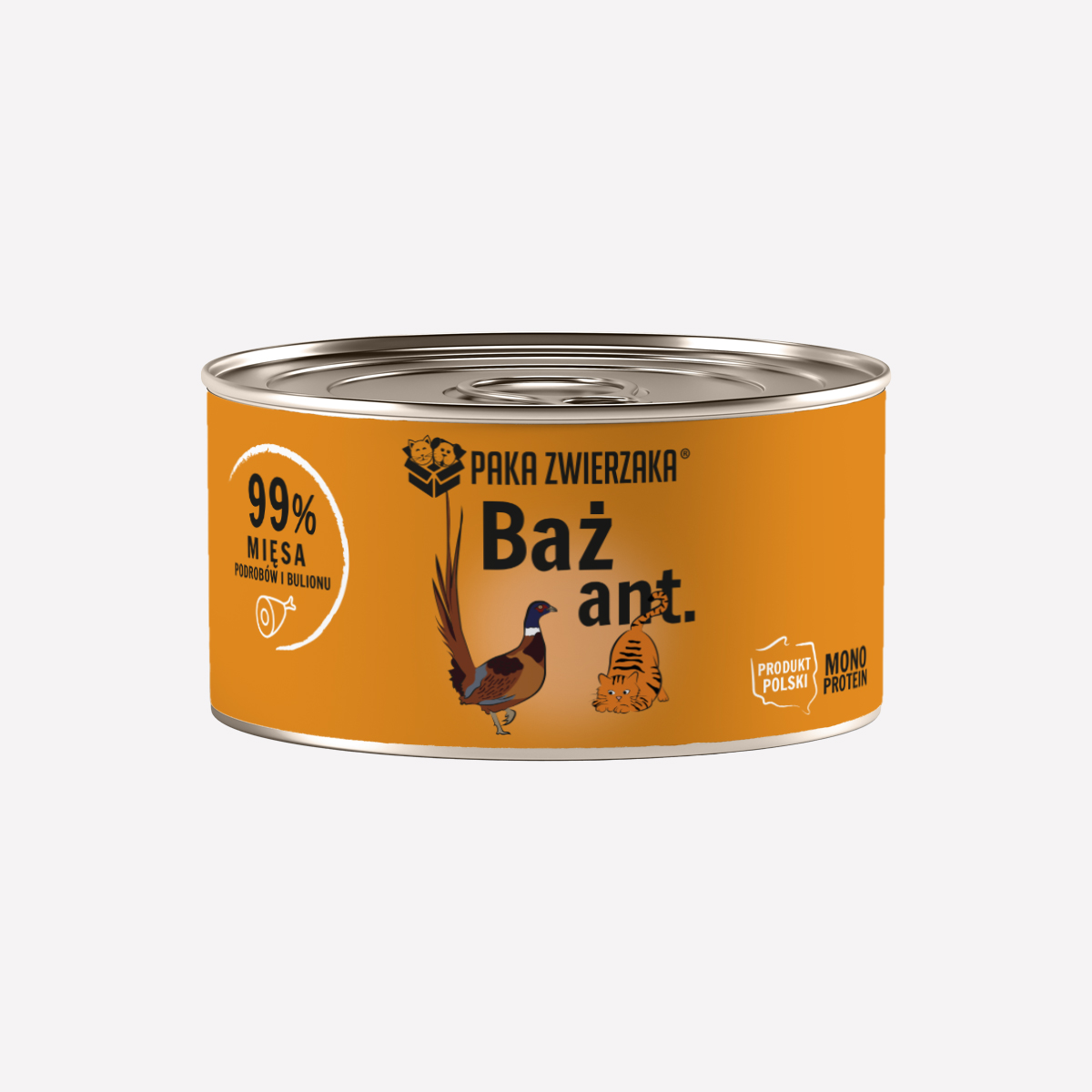 Karma Mokra Paka Zwierzaka KOT Bażant 200g