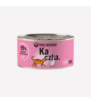 Karma Mokra Paka Zwierzaka KOT Kaczka 200g