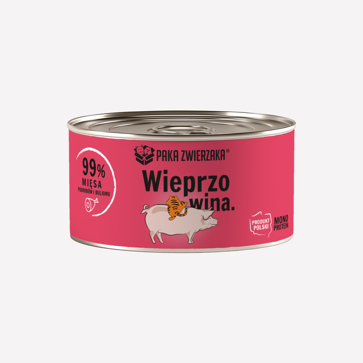 Karma Mokra Paka Zwierzaka KOT Wieprzowina 200g