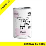 Karma Mokra Paka Zwierzaka - PEPE MONO PROTEIN Duck - kaczka ZESTAW 6x 400g