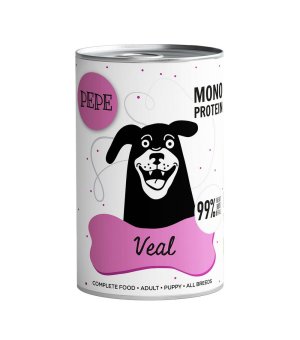 Karma Mokra Paka Zwierzaka - PEPE MONO PROTEIN Veal - 400g cielęcina
