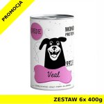 Karma Mokra Paka Zwierzaka - PEPE MONO PROTEIN Veal - cielęcina ZESTAW 6x 400g