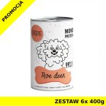 Karma Mokra Paka Zwierzaka - PEPE MONO PROTEIN Roe Deer - sarna - ZESTAW 6x 400g