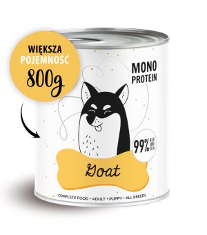 Karma Mokra Paka Zwierzaka - PEPE MONO PROTEIN Goat - 800g Koza