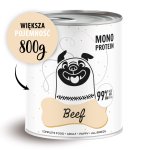 Karma Mokra Paka Zwierzaka - PEPE MONO PROTEIN Beef - 800g Wołowina