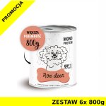 Karma Mokra Paka Zwierzaka - PEPE MONO PROTEIN Roe Deer - Sarna - ZESTAW 6x 800g