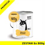 Karma Mokra Paka Zwierzaka - PEPE MONO PROTEIN Goat - Koza - ZESTAW 6x 800g