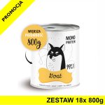 Karma Mokra Paka Zwierzaka - PEPE MONO PROTEIN Goat - Koza - ZESTAW 18x 800g