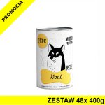 Karma Mokra Paka Zwierzaka - PEPE MONO PROTEIN Goat - koza - ZESTAW 48x 400g