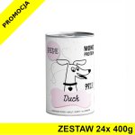 Karma Mokra Paka Zwierzaka - PEPE MONO PROTEIN Duck- kaczka - ZESTAW 24x 400g