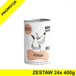 Karma Mokra Paka Zwierzaka - PEPE MONO PROTEIN Horse - konina ZESTAW 24x 400g