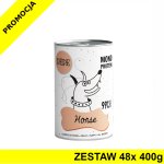 Karma Mokra Paka Zwierzaka - PEPE MONO PROTEIN Horse - konina - ZESTAW 48x 400g