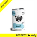 Karma Mokra Paka Zwierzaka - PEPE MONO PROTEIN Lamb - jagnięcina - ZESTAW 24x 400g