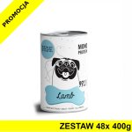Karma Mokra Paka Zwierzaka - PEPE MONO PROTEIN Lamb - jagnięcina - ZESTAW 48x 400g