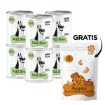 Karma Mokra Paka Zwierzaka - PEPE MONO PROTEIN Wild Boar - Dzik - ZESTAW 6x 800g