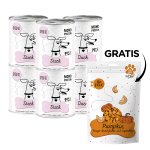Karma Mokra Paka Zwierzaka - PEPE MONO PROTEIN Duck - Kaczka - ZESTAW 6x 800g