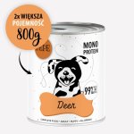 Karma Mokra Paka Zwierzaka - PEPE MONO PROTEIN Deer - 800g Jeleń