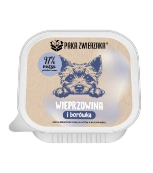 Karma Mokra Paka Zwierzaka - Wieprzowina z Borówką 150g