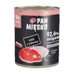 Karma mokra dla psa Pan Mięsko - Indyk z Wołowiną dla Szczeniąt 800g