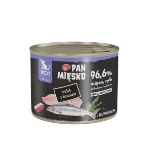Karma mokra Pan Mięsko KITTEN - Indyk z Łososiem 200g