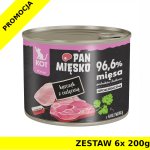 Karma mokra Pan Mięsko KITTEN - Kurczak z Cielęciną ZESTAW 6x 200G