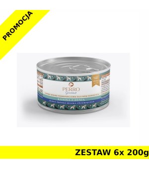 6x 200g - Koń z dynią - Perro Gourmet - karma mokra dla psa dorosłego - zestaw