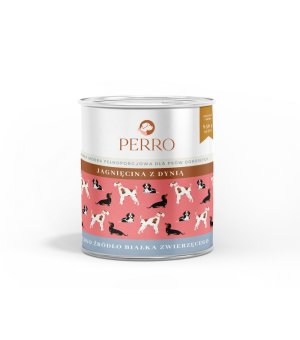 850g - Jagnięcina z dynią - Perro - karma mokra dla psa dorosłego - puszka -  przewidywana dostępność po 15 lipca