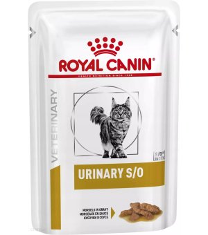Karma mokra weterynaryjna dla kota Royal Canin Diet Feline Urinary S/O  cat - kawałki w sosie 85g