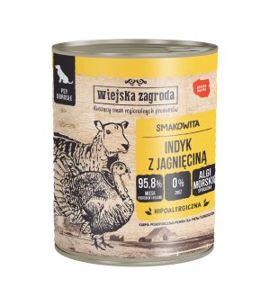 Karma mokra Wiejska Zagroda Indyk z jagnięciną  800g