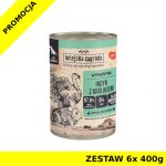 Karma mokra Wiejska Zagroda Królik z indykiem ZESTAW 6x 400g