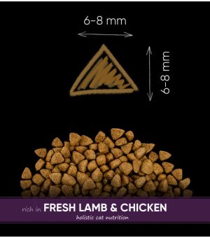 Karma sucha dla dorosłych kotów Savory Adult Cat Sensitive Sterilised Fresh Lamb & Chicken 8kg