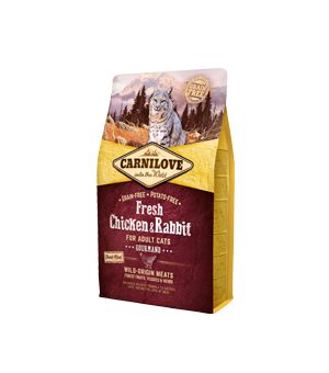 Karma sucha dla kota Carnilove Cat Fresh Chicken & Rabbit Gourmand 400g