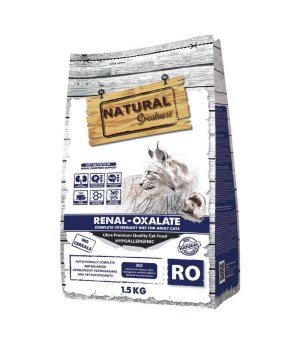 Karma sucha dla kota Natural Greatness Veterinary Cat Renal - Oxalate 1,5kg