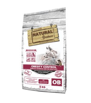 Karma sucha dla kota Natural Greatness Veterinary Cat Obesity Control 5kg