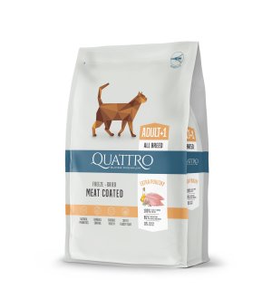 Karma sucha dla kota Quattro Cat Adult - drób 1,5kg