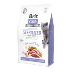 Karma sucha dla kotów BRIT CARE Cat GF sterilised weight control 400g
