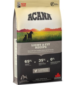 11.4kg - Light & Fit - Acana - Karma sucha dla psów z nadwagą lub tendencją do tycia