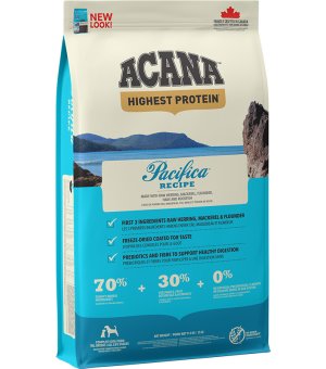11.4kg - Pacifica Highest Protein - Acana - Karma dla psów - ryby - na problemy skórne i matową sierść 