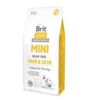 Karma sucha dla psa Brit Care Mini Hair & Skin 2kg