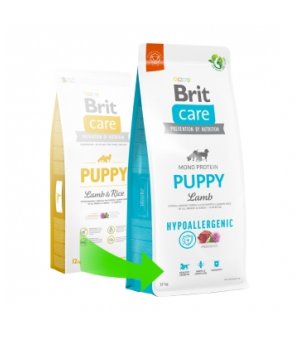Karma sucha dla psa Brit Care Hypoallergenic Puppy Lamb 1kg (waga)